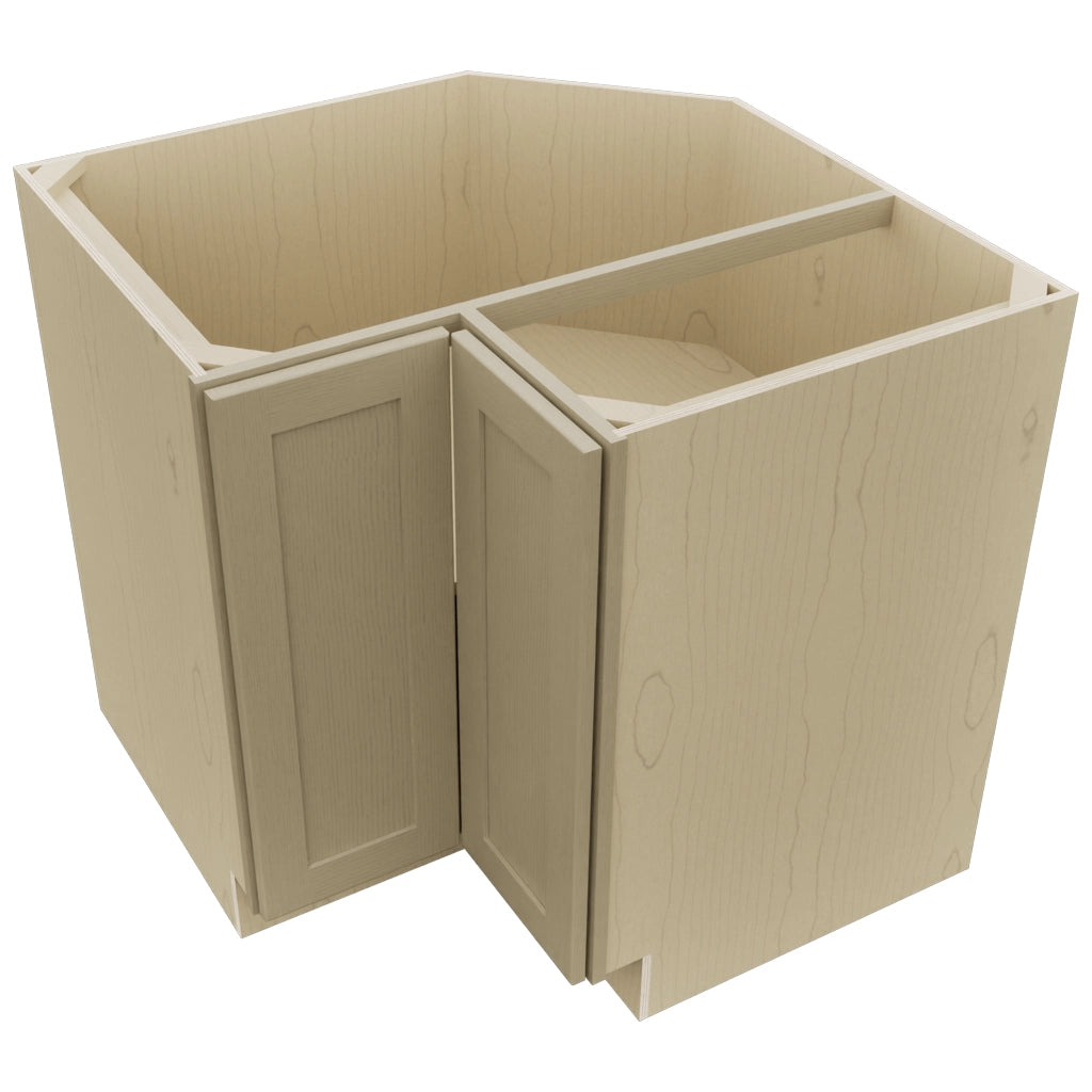 Fabuwood Galaxy Desert Oak ERB36 Base Corner Easy Reach Cabinet, Top View