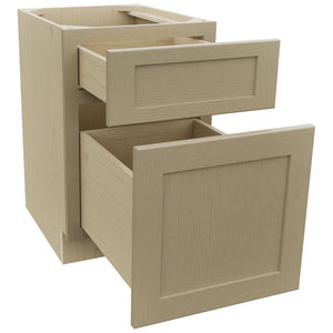 Fabuwood Galaxy Desert Oak FD18 Vanity Desk, Open View
