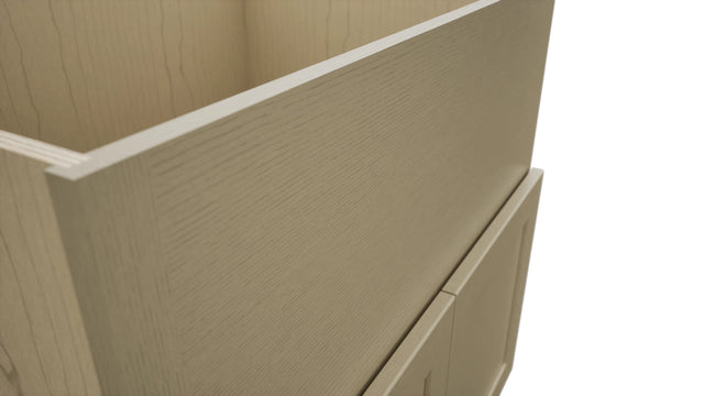 Fabuwood Galaxy Desert Oak FS33 Base Farm Sink Cabinet, Detail View