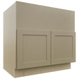 Fabuwood Galaxy Desert Oak FS36 Base Farm Sink Cabinet, Front View