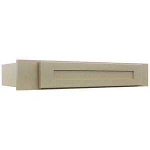 Fabuwood Galaxy Desert Oak KD30 Vanity Desk, Front View