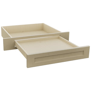 Fabuwood Galaxy Desert Oak KD30 Vanity Desk, Open View
