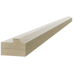 Fabuwood Galaxy Desert Oak LRM Molding, Front View