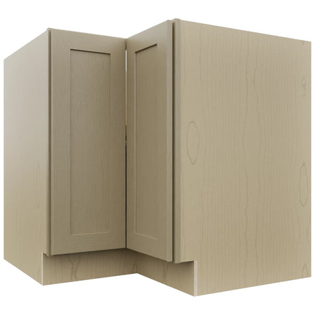 Fabuwood Galaxy Desert Oak LSB36 Base Corner Lazy Susan Cabinet, Front View