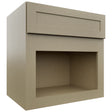 Fabuwood Galaxy Desert Oak MC303021 Wall Microwave Cabinet, Front View