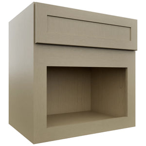 Fabuwood Galaxy Desert Oak MC303021 Wall Microwave Cabinet, Front View