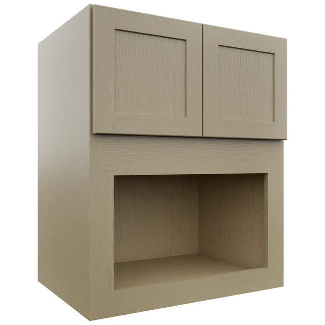 Fabuwood Galaxy Desert Oak MC303621 Wall Microwave Cabinet, Front View