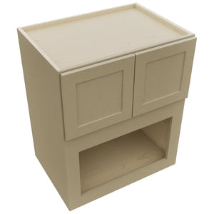 Fabuwood Galaxy Desert Oak MC303621 Wall Microwave Cabinet, Top View