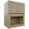 Fabuwood Galaxy Desert Oak MC303921 Wall Microwave Cabinet, Front View