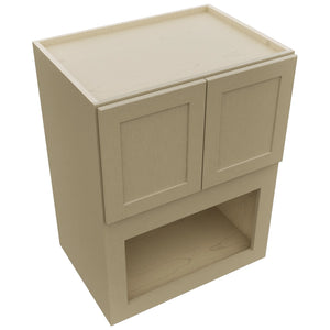 Fabuwood Galaxy Desert Oak MC303921 Wall Microwave Cabinet, Top View