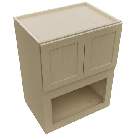 Fabuwood Galaxy Desert Oak MC303921 Wall Microwave Cabinet, Top View