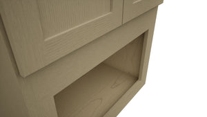 Fabuwood Galaxy Desert Oak MC303921 Wall Microwave Cabinet, Detail View