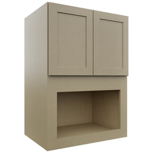 Fabuwood Galaxy Desert Oak MC304221 Wall Microwave Cabinet, Front View