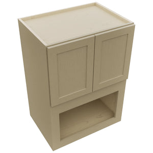 Fabuwood Galaxy Desert Oak MC304221 Wall Microwave Cabinet, Top View