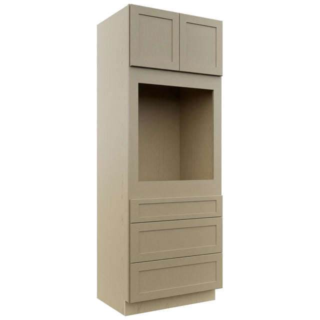 Fabuwood Galaxy Desert Oak OC3390S Tall Oven Cabinet Single, Front View