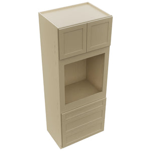 Fabuwood Galaxy Desert Oak OC3390S Tall Oven Cabinet Single, Top View