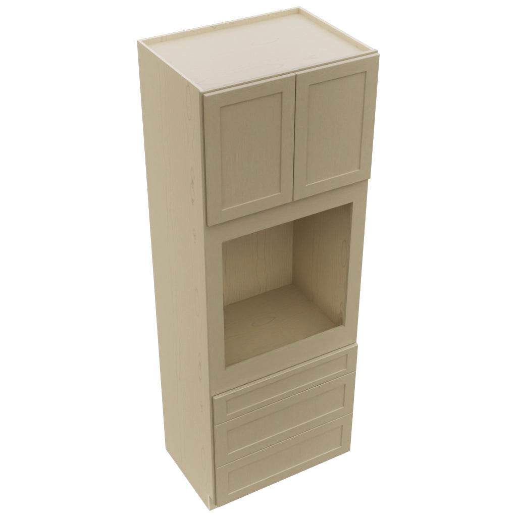 Fabuwood Galaxy Desert Oak OC3396S Tall Oven Cabinet Single, Top View