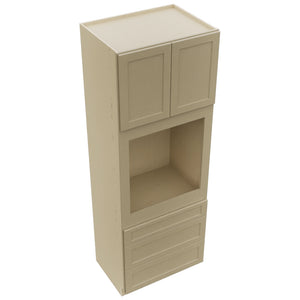 Fabuwood Galaxy Desert Oak OC3396S Tall Oven Cabinet Single, Top View