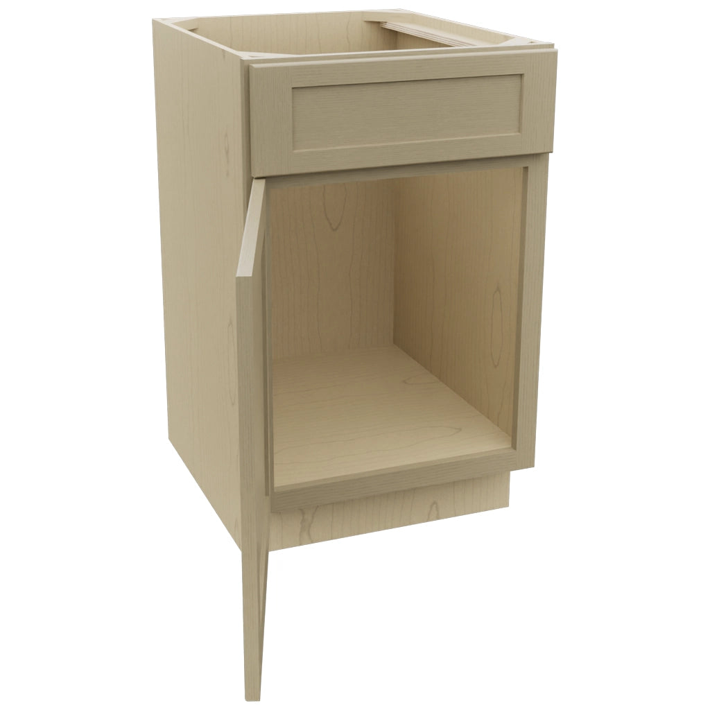 Fabuwood Galaxy Desert Oak SB21 Base Sink Cabinet, Open View