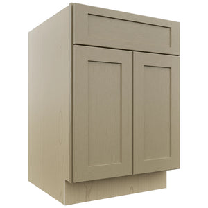 Fabuwood Galaxy Desert Oak SB24 Base Sink Cabinet, Front View