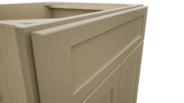 Fabuwood Galaxy Desert Oak SB27 Base Sink Cabinet, Detail View