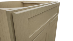 Fabuwood Galaxy Desert Oak SB30 Base Sink Cabinet, Detail View