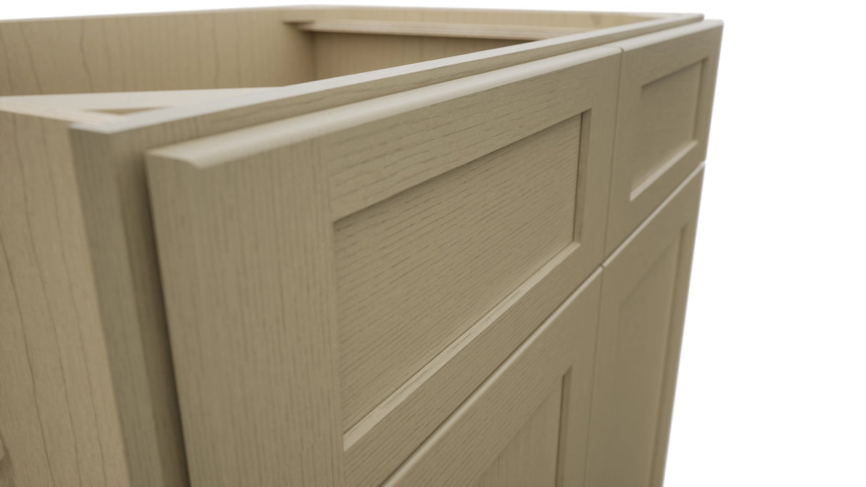 Fabuwood Galaxy Desert Oak SB33 Base Sink Cabinet, Detail View