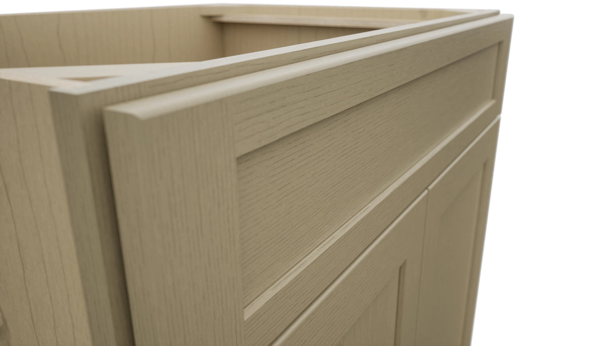 Fabuwood Galaxy Desert Oak SB33SDF Base Sink Cabinet, Detail View