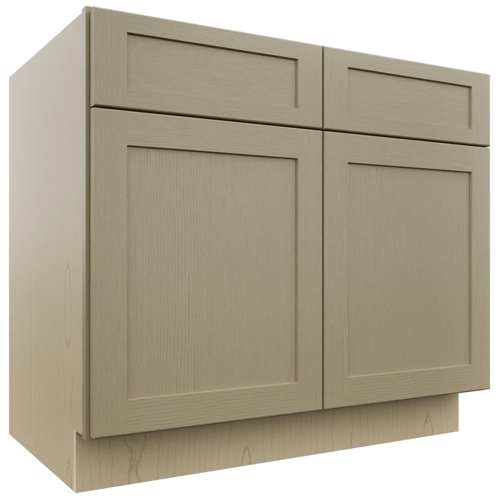 Fabuwood Galaxy Desert Oak SB39 Base Sink Cabinet, Front View