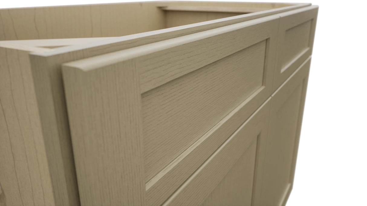 Fabuwood Galaxy Desert Oak SB42 Base Sink Cabinet, Detail View