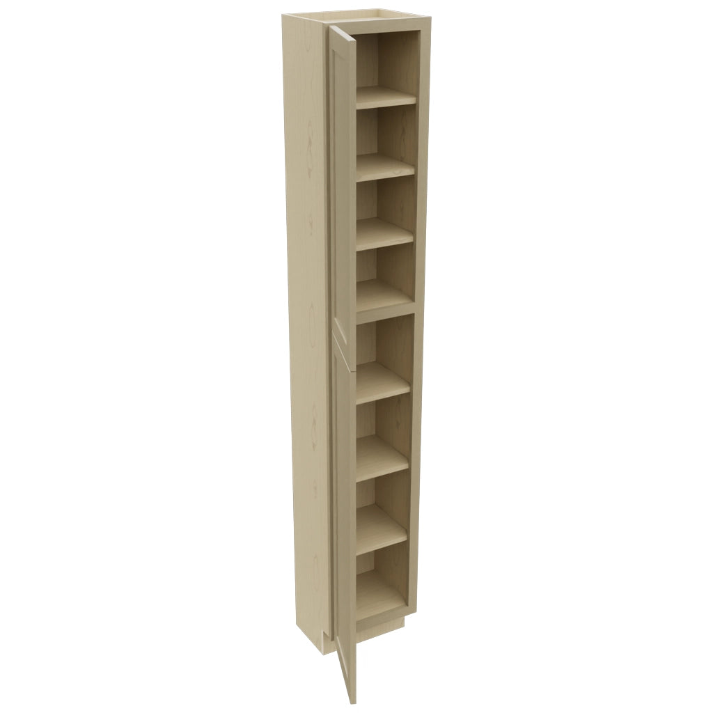 Fabuwood Galaxy Desert Oak TP151293 Tall Pantry Cabinet, Open View