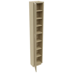 Fabuwood Galaxy Desert Oak TP151296 Tall Pantry Cabinet, Open View