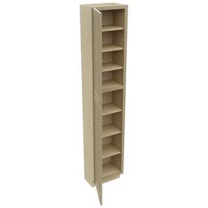 Fabuwood Galaxy Desert Oak TP181293 Tall Pantry Cabinet, Open View