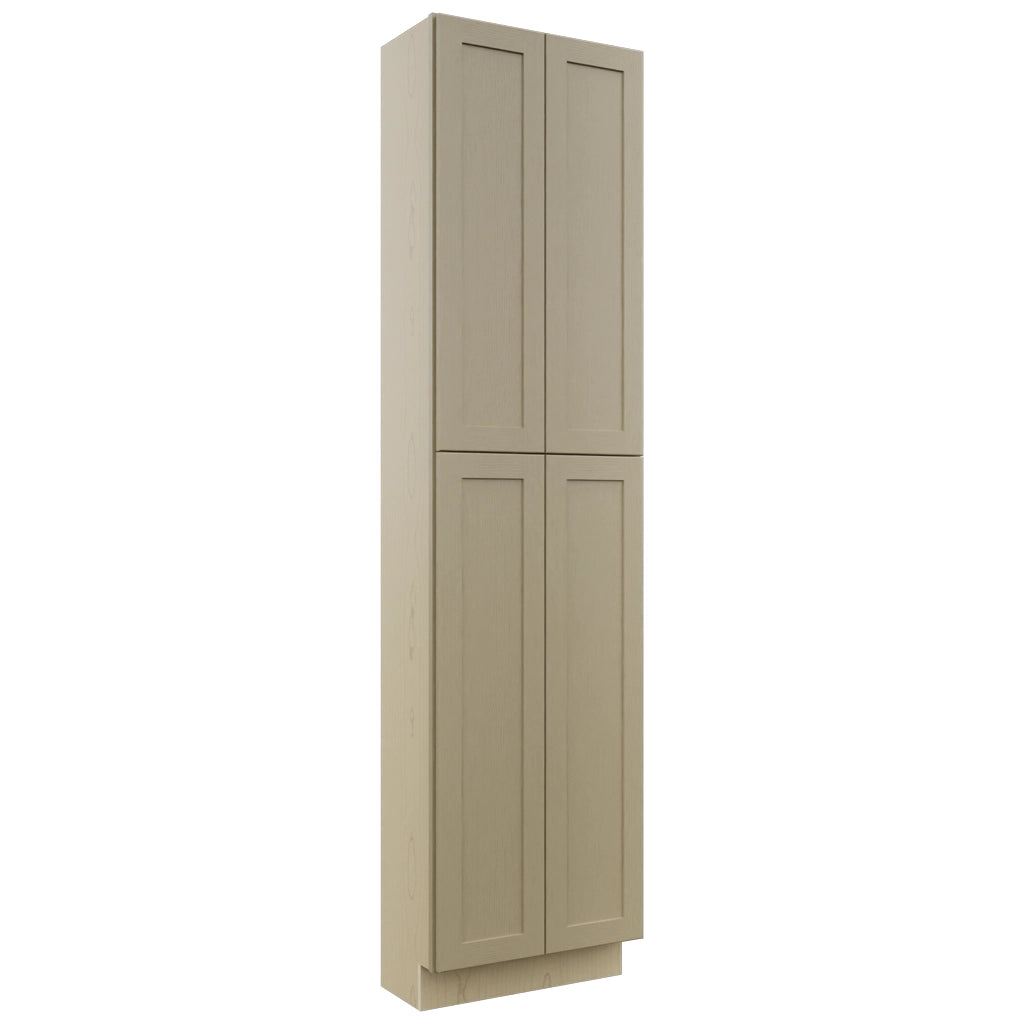 Fabuwood Galaxy Desert Oak TP241296 Tall Pantry Cabinet, Front View