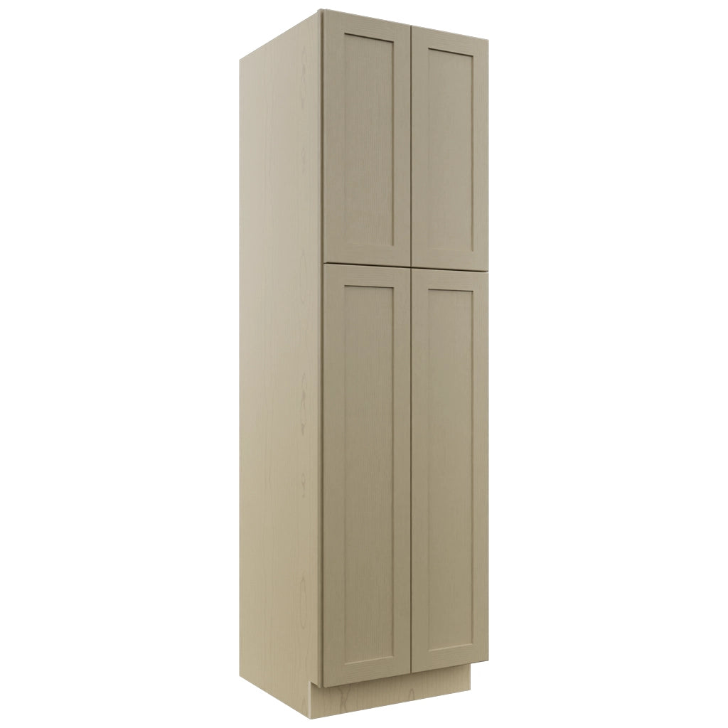 Fabuwood Galaxy Desert Oak TP242484 Tall Pantry Cabinet, Front View