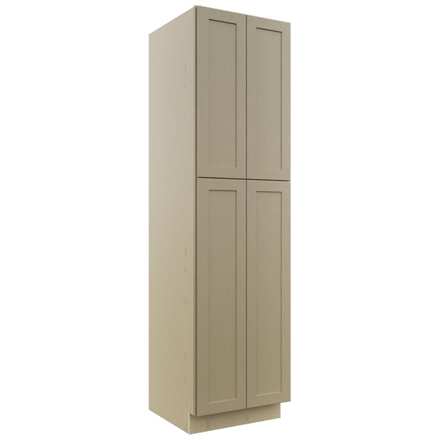 Fabuwood Galaxy Desert Oak TP242490 Tall Pantry Cabinet, Front View