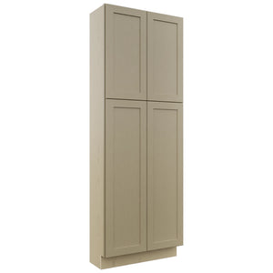 Fabuwood Galaxy Desert Oak TP301284 Tall Pantry Cabinet, Front View