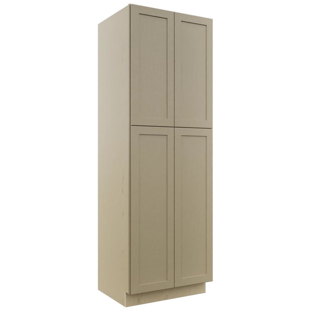 Fabuwood Galaxy Desert Oak TP302490 Tall Pantry Cabinet, Front View