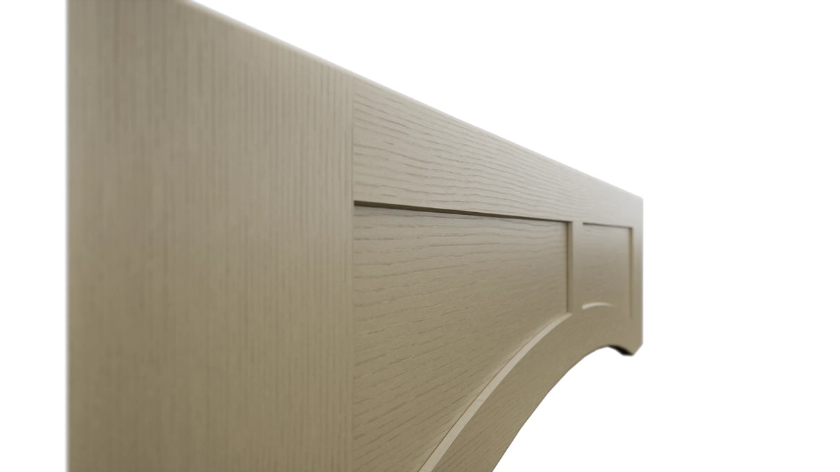 Fabuwood Galaxy Desert Oak VARP54 Wall Valance, Detail View