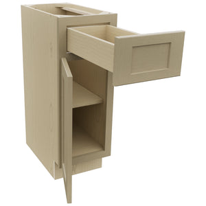 Fabuwood Galaxy Desert Oak VB12-34 Vanity Base Standard Cabinet, Open View