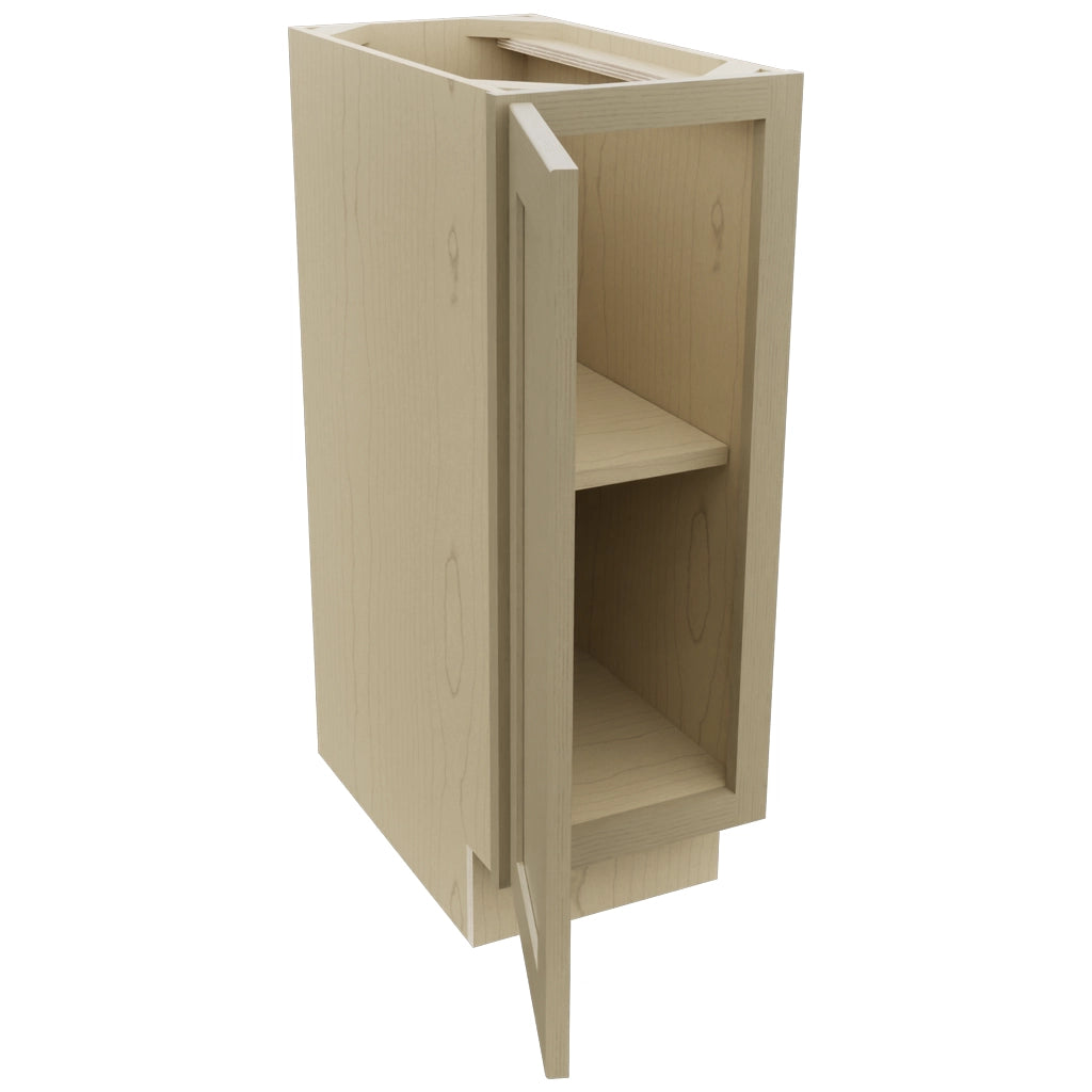 Fabuwood Galaxy Desert Oak VB12FD Vanity Base Full Height Cabinet, Open View