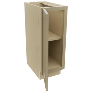 Fabuwood Galaxy Desert Oak VB12FD Vanity Base Full Height Cabinet, Open View