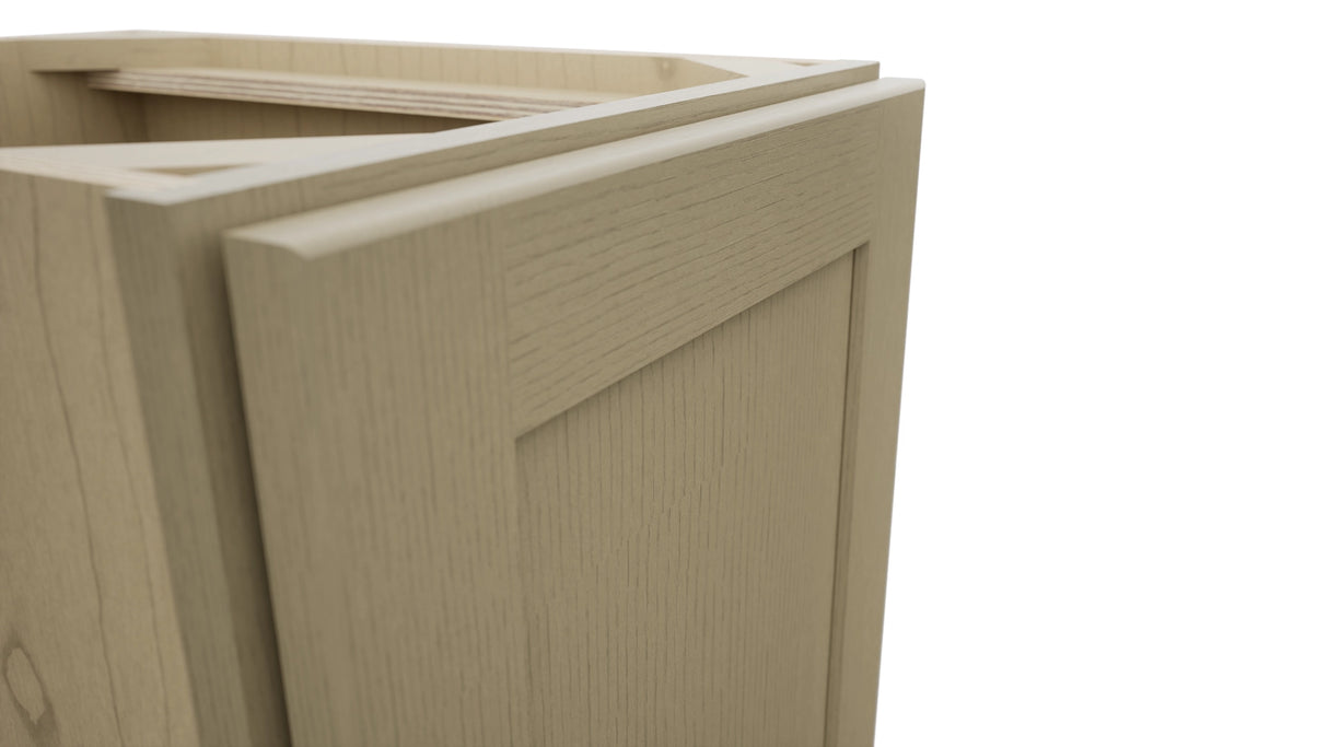 Fabuwood Galaxy Desert Oak VB15FD Vanity Base Full Height Cabinet, Detail View