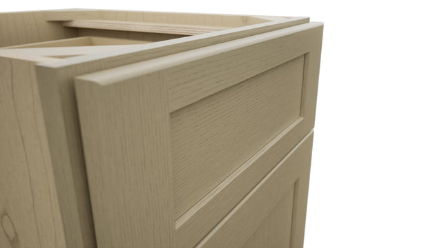 Fabuwood Galaxy Desert Oak VB18-34 Vanity Base Standard Cabinet, Detail View