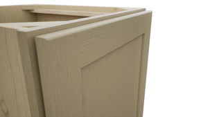 Fabuwood Galaxy Desert Oak VB18FD Vanity Base Full Height Cabinet, Detail View