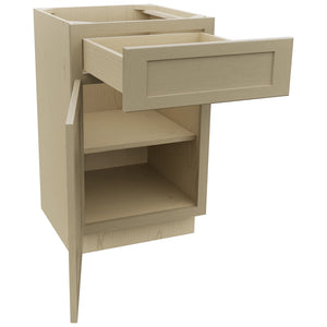 Fabuwood Galaxy Desert Oak VB21-34 Vanity Base Standard Cabinet, Open View