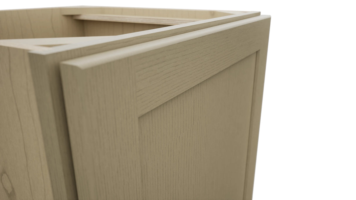 Fabuwood Galaxy Desert Oak VB21FD Vanity Base Full Height Cabinet, Detail View