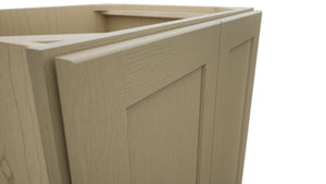 Fabuwood Galaxy Desert Oak VB27FD Vanity Base Full Height Cabinet, Detail View