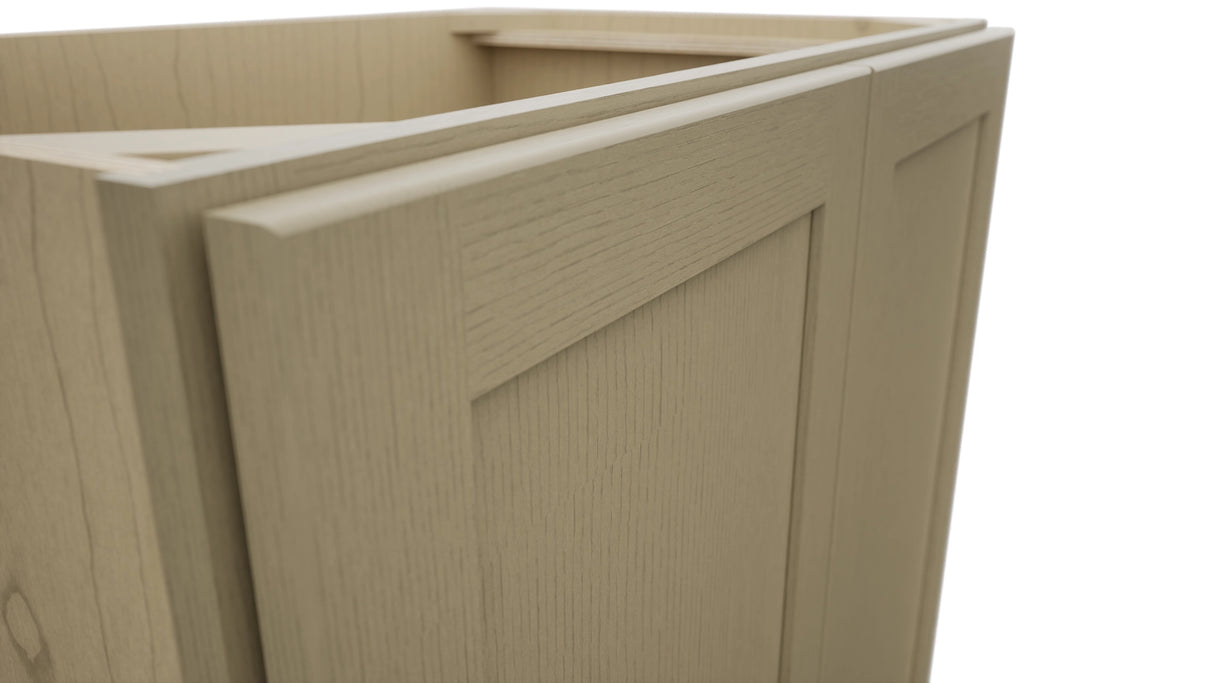 Fabuwood Galaxy Desert Oak VB33FD Vanity Base Standard Cabinet, Detail View
