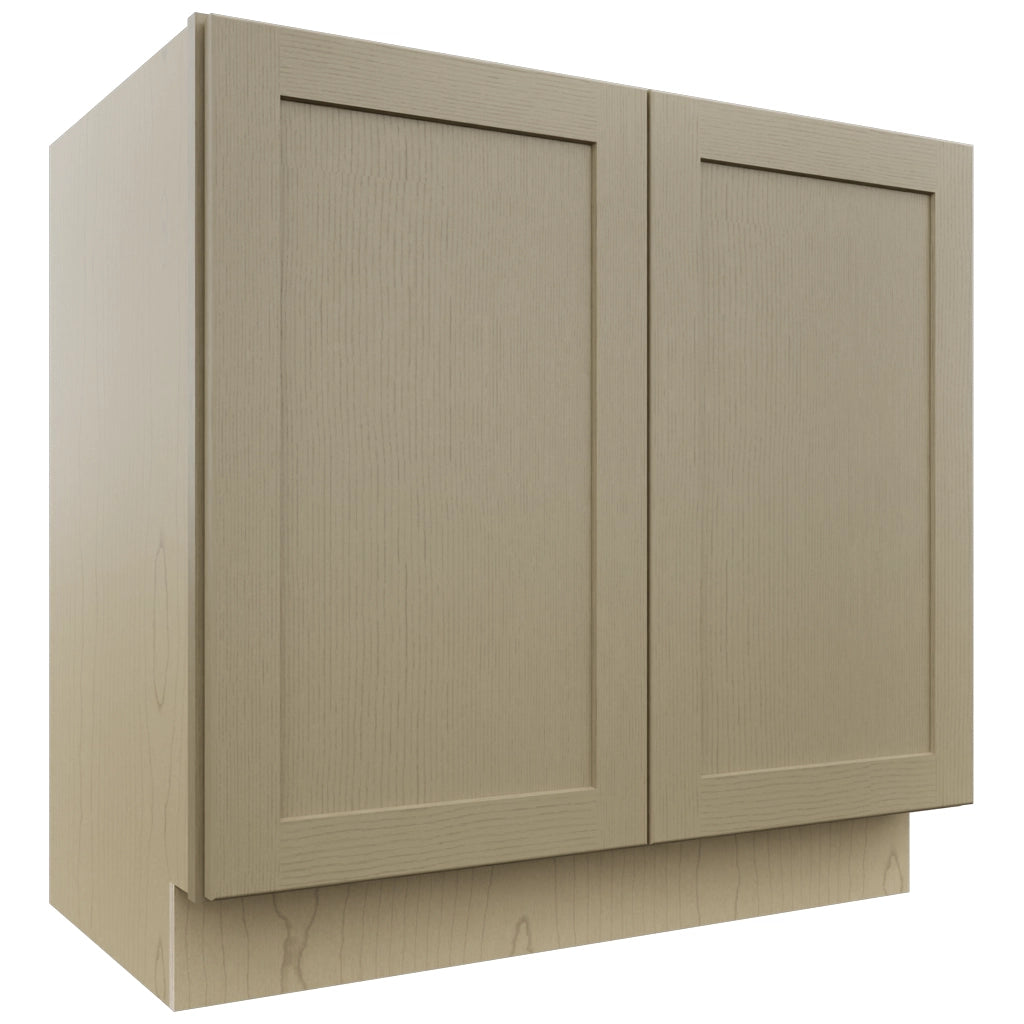 Fabuwood Galaxy Desert Oak VB36FD Vanity Base Full Height Cabinet, Front View